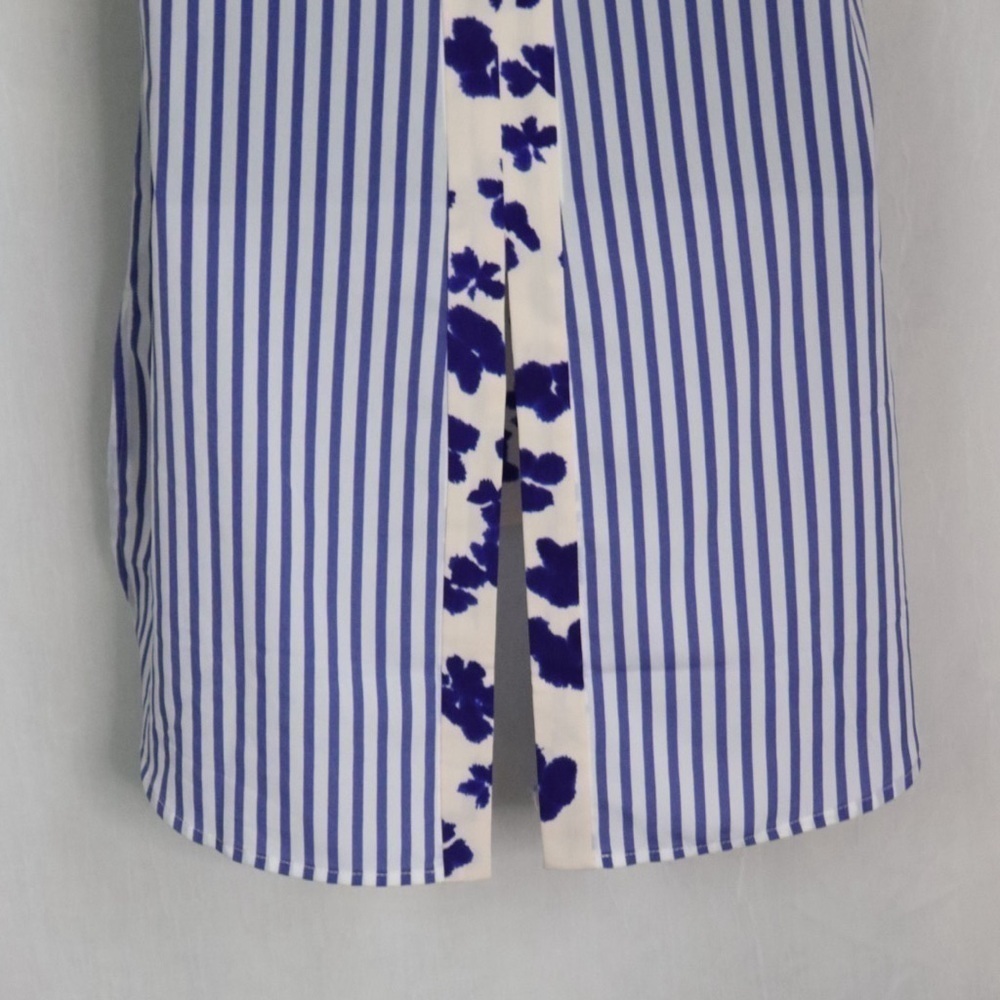 CABI Floral Striped Blouse Style 5357 - Picture 11 of 16